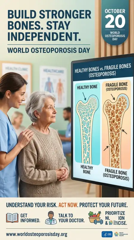 osteoporosis healthcare presentation background