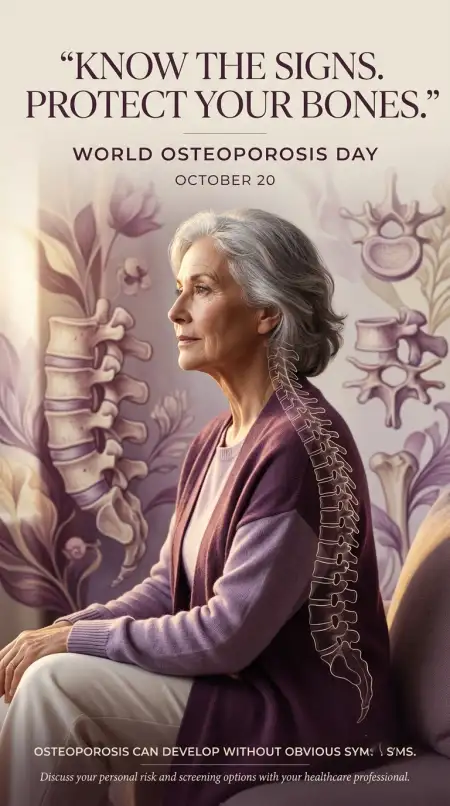 osteoporosis screening awareness poster