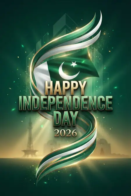Pakistan Independence Day 2026 Design - Free Pakistan Independence Day 2026 Download