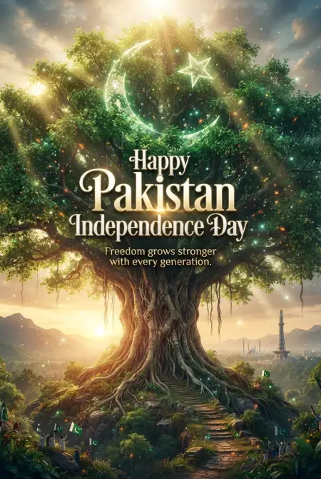 Pakistan Independence Day 2026 Festive Background - Free Pakistan Independence Day 2026 Download
