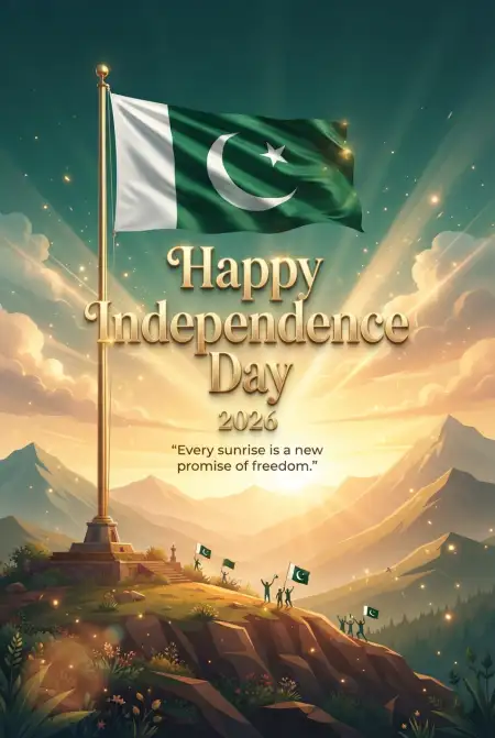 Pakistan Independence Day 2026 National Day Poster - Free Pakistan Independence Day 2026 Download