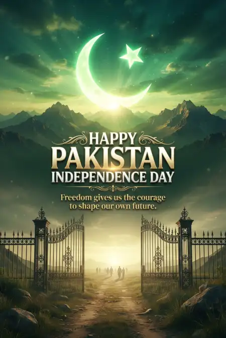 Pakistan Independence Day Patriotic Social Media Post - Free Pakistan Independence Day 2026 Download