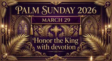 Palm Sunday 2026 Evening Devotion - Free Palm Sunday 2026 Download