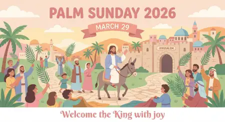 Palm Sunday 2026 Kids Bible Lessons - Free Palm Sunday 2026 Download