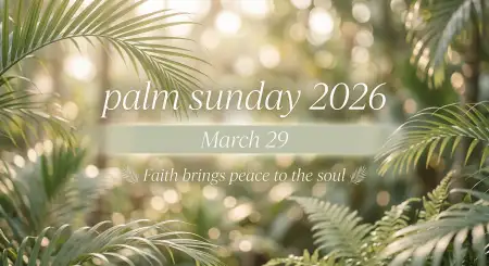 Palm Sunday 2026 Prayer Meeting Topics - Free Palm Sunday 2026 Download