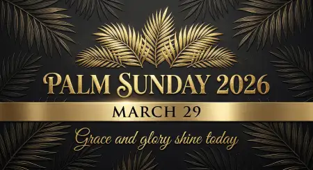 Palm Sunday 2026 Whatsapp Status Ideas - Free Palm Sunday 2026 Download