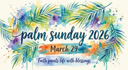 Palm Sunday 2026 Wishes For Whatsapp - Free Palm Sunday 2026 Download