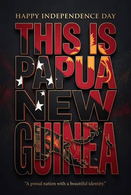 papua new guinea independence day creative design 2026 - Papua New Guinea Independence Day 2026