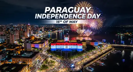 Paraguay Independence Day 2026 4k Patriotic Images - Free Paraguay Independence Day 2026 Wishes Download