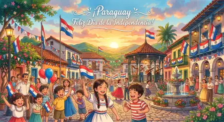Paraguay Independence Day 2026 Commemorative Images - Free Paraguay Independence Day 2026 Wishes Download