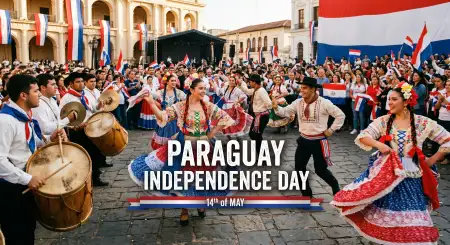 Paraguay Independence Day 2026 Cultural Celebration - Free Paraguay Independence Day 2026 Wishes Download