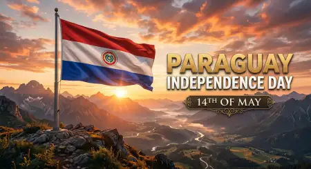 Paraguay Independence Day 2026 Desktop Wallpaper - Free Paraguay Independence Day 2026 Wishes Download