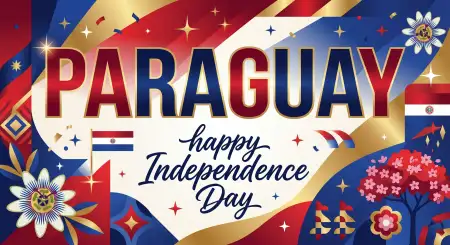 Paraguay Independence Day 2026 Emotional Quotes Images - Free Paraguay Independence Day 2026 Wishes Download