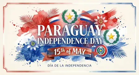 Paraguay Independence Day 2026 Facebook Post - Free Paraguay Independence Day 2026 Wishes Download