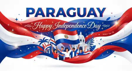 Paraguay Independence Day 2026 Inspirational Wishes - Free Paraguay Independence Day 2026 Wishes Download
