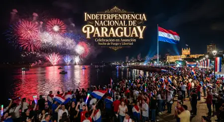 Paraguay Independence Day 2026 National Event Images - Free Paraguay Independence Day 2026 Wishes Download
