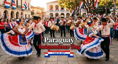Paraguay Independence Day 2026 National Pride Quotes - Free Paraguay Independence Day 2026 Wishes Download