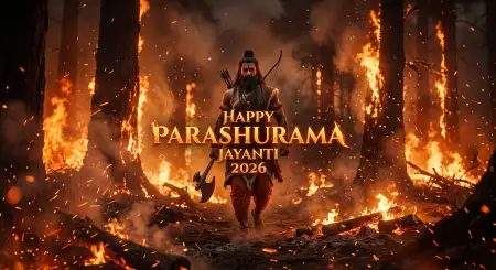 Parashurama Jayanti 2026 Photoshop Template - Free Happy Parashurama Jayanti Wishes 2026 Download