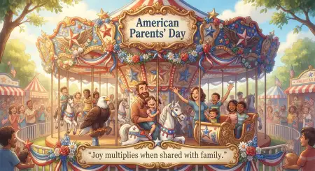 Parents Day Stock Illustration - Free American Parents Day 2026 Download