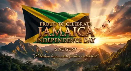 Patriotic Jamaica Independence Day 2026 - Free Jamaica Independence Day 2026 Download