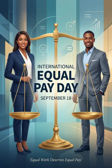 pay equality social media post 2026 - International Equal Pay Day 2026