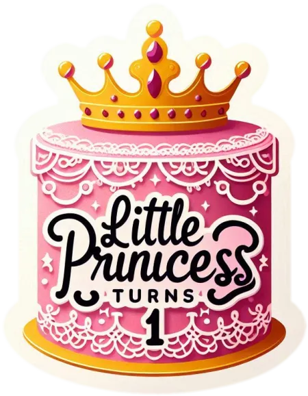 Pink 1st Birthday Cake Png For Girls - Free Related Pink Image