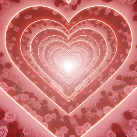 Pink And Red Happy Valentines Day Background - Free Happy Valentines Day Background Hd Download