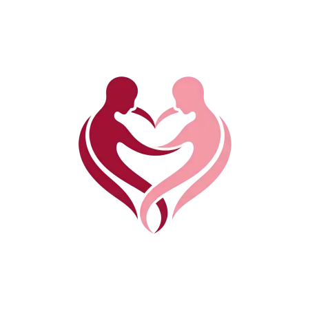 pink heart outline png