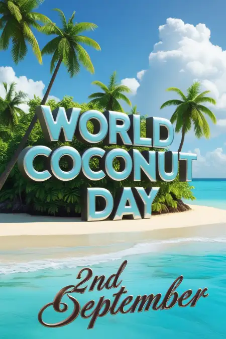 Pinterest Coconut Day Poster Design Ideas - Free World Coconut Day Download