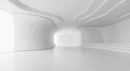 Plain White Background With 3d Layer Effect - Free Backgr Download