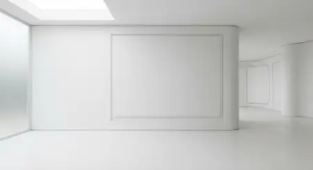Plain White Background With 3d Wall Depth - Free Backgr Download