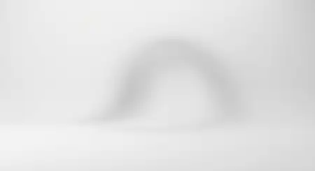 Plain White Background With Curved Line Design - Free Backgr Download