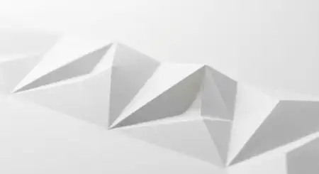 Plain White Background With Folded Paper Effect - Free Backgr Download