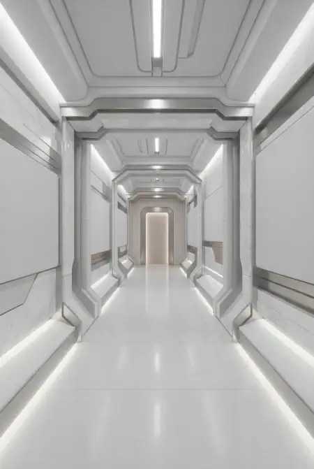 Plain White Background With Isometric Perspective - Free Backgr Download