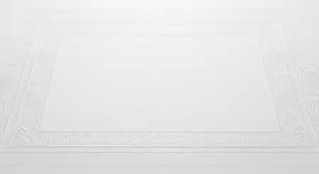 Plain White Background With Luxury Border Pattern - Free Backgr Download