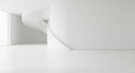 Plain White Background With Modern Minimal Composition - Free Backgr Download