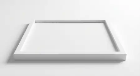Plain White Background With Premium White Frame - Free Backgr Download