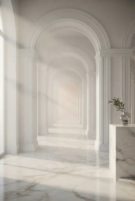 Plain White Background With Soft 3d Shadows - Free Backgr Download