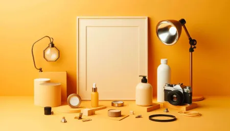 Plain Yellow Orange Background For Product Photography - Free Background Download