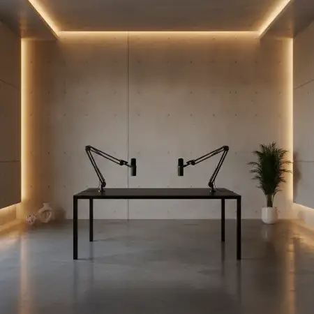 Podcast Studio Background For Interviews - Free Podcast Studio Background Download