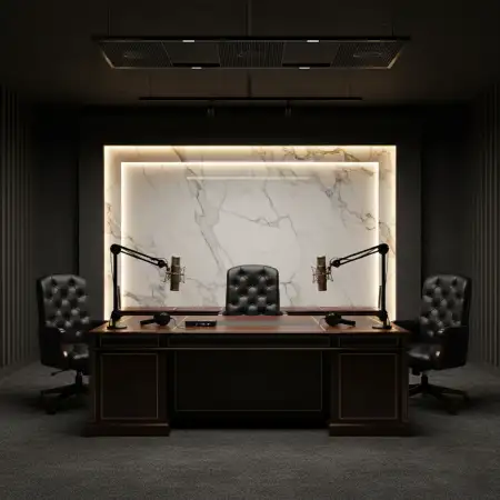 Podcast Studio Background For Professional Branding - Free Podcast Studio Background Download