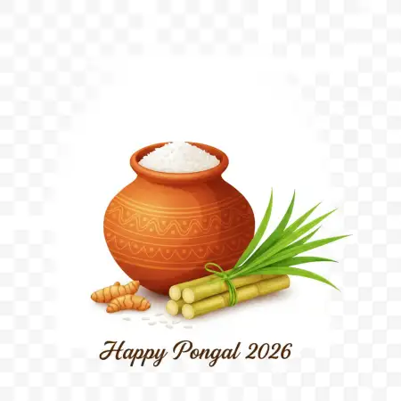 Free Pongal Wishes Banner Design 2026 Background Download