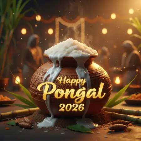 Free Pongal Wishes Content Ideas 2026 Background Download