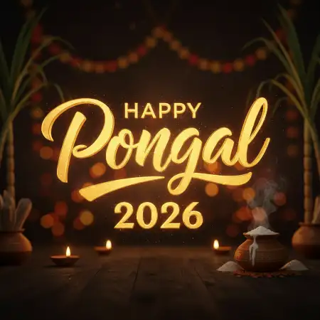 Free Pongal Wishes Facebook Post 2026 Background Download