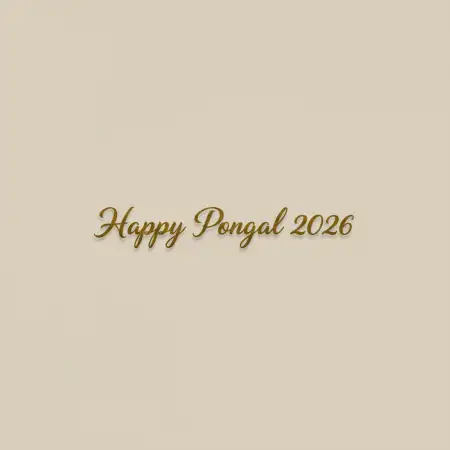 Free Pongal Wishes Flyer Design 2026 Background Download