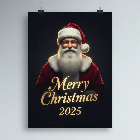 Free Positive Merry Christmas Wishes 2025 Background Download