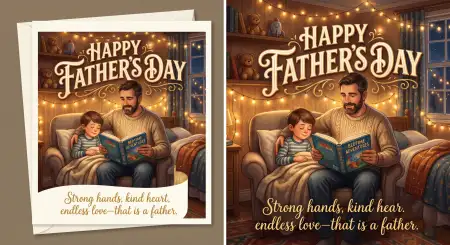 Free Premium Fathers Day Greeting Card Bundle Image Download