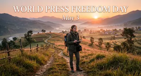 Press Freedom Day Thumbnail Design - Free World Press Freedom Day 2026 Download