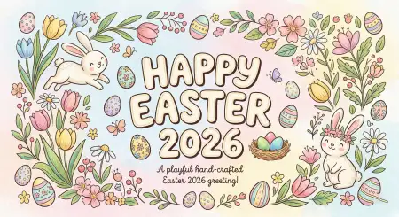 Free Printable Easter 2026 Messages For Cards Image Download