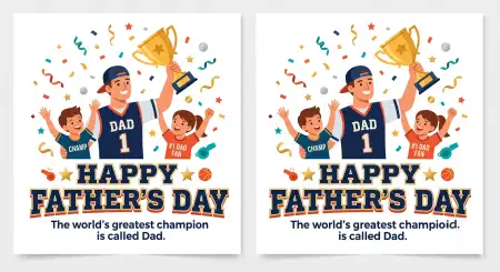 Free Printable Fathers Day Greeting Card For Kids Image Download